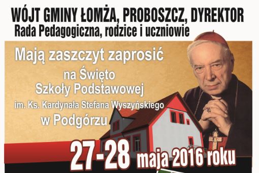 Zdjęcie do wiadomości Zaproszenie na Święto Szkoły Podstawowej w Podgórzu