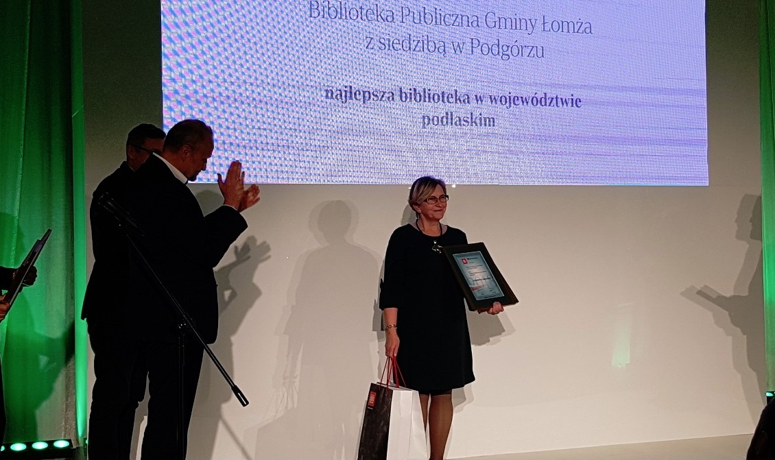 Zdjęcie do wiadomości Biblioteka Publiczna Gminy Łomża najlepsza w województwie i IV w Polsce.