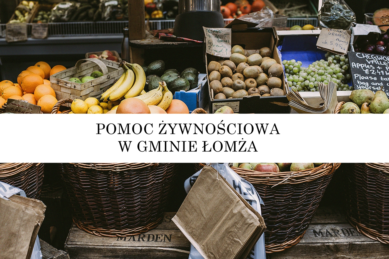 Zdjęcie do wiadomości Program Pomocy Żywnościowej będzie realizowany w gminie Łomża