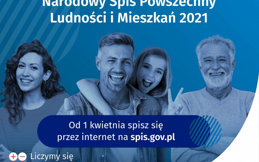 Zdjęcie do wiadomości 1 kwietnia rozpoczął się Narodowy Spis Powszechny Ludności i Mieszkań 2021