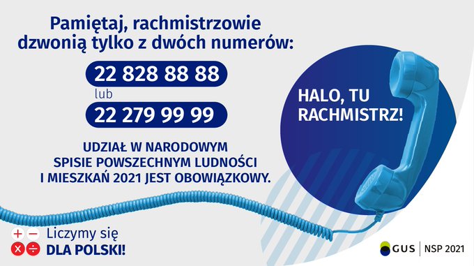 Zdjęcie do wiadomości Halo, tu rachmistrz!