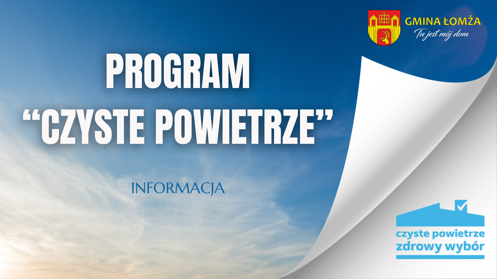 Zdjęcie do wiadomości Program "Czyste Powietrze"